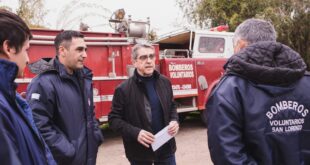 Pipi Traferri persevera en su proyecto de fortalecer a los Bomberos Voluntarios